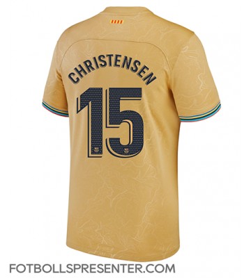 Barcelona Andreas Christensen #15 Borta Matchtröja 2022-23 Kortärmad